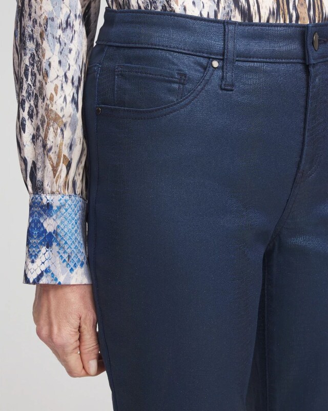 Girlfriend Coated Ankle Jeans - image 4